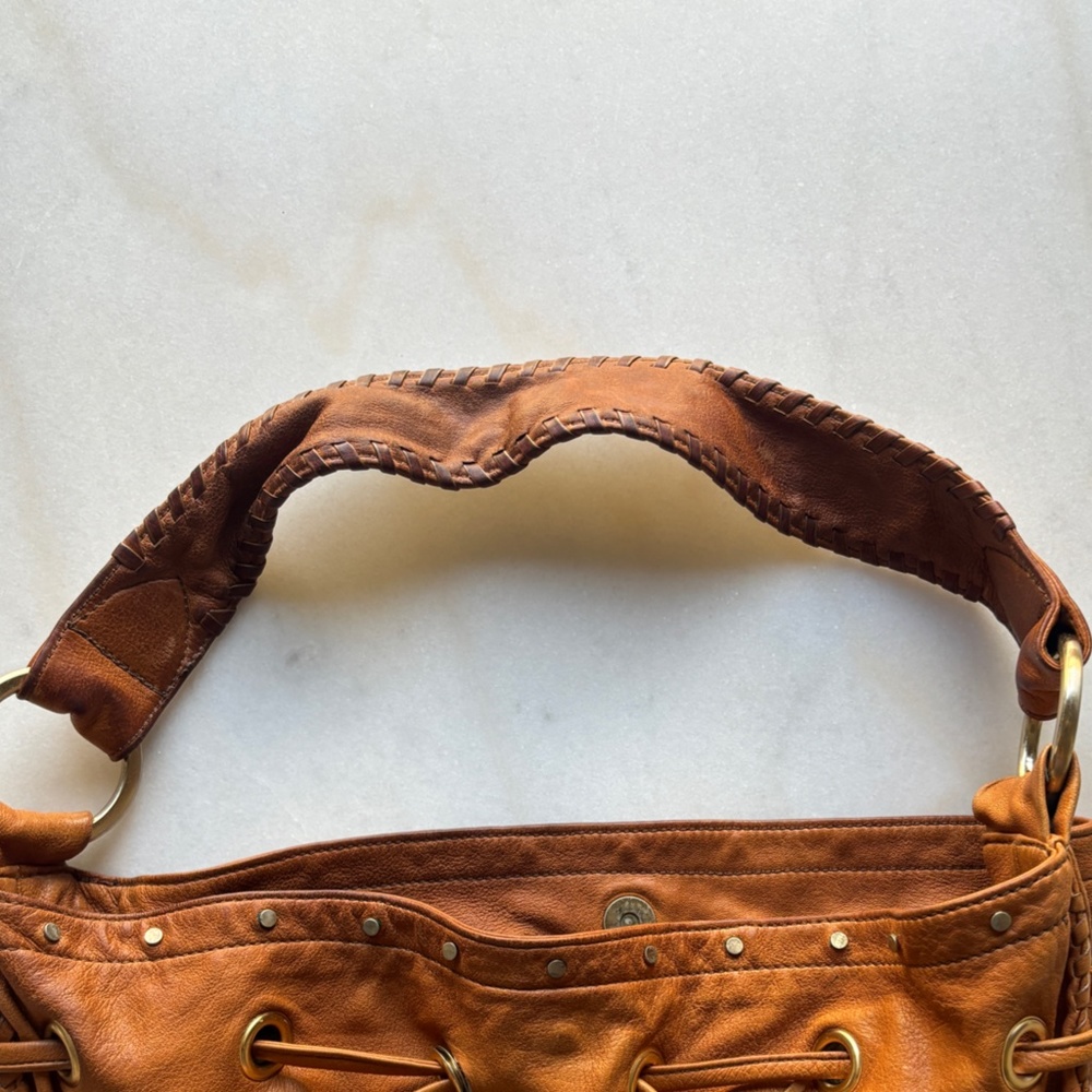 Junior Drake Leather Hobo Bag - Picture 8 of 14
